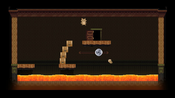 Backrooms Cats and Lava gameplay screenshot