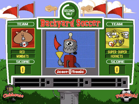 Backyard Soccer '98 gameplay screenshot