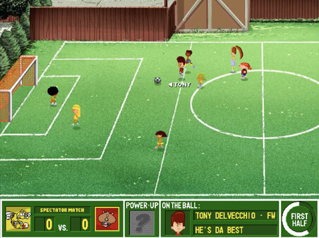 Backyard Soccer '98 gameplay screenshot