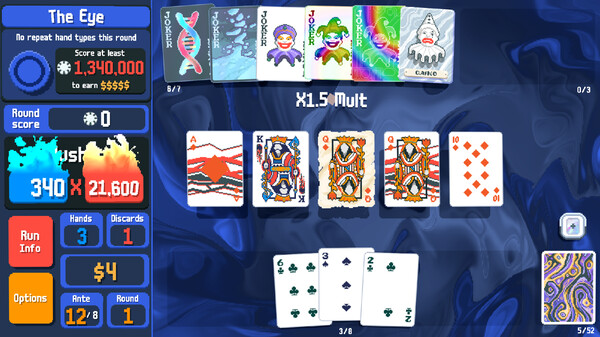Balatro gameplay screenshot
