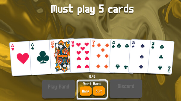Balatro gameplay screenshot