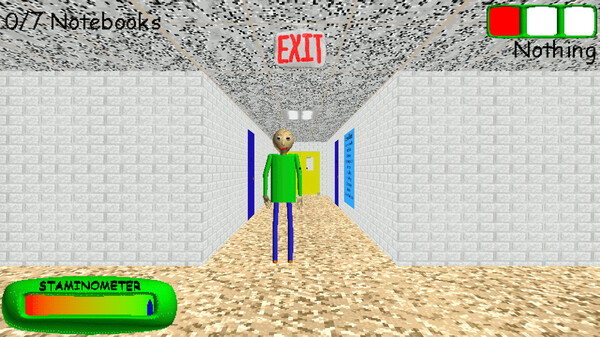 Baldi's Basics Classic Remastered gameplay screenshot