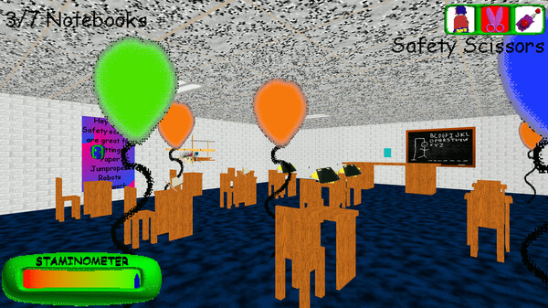 Baldi's Basics Classic Remastered gameplay screenshot