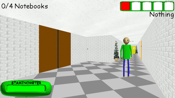 Baldi's Basics Plus gameplay screenshot
