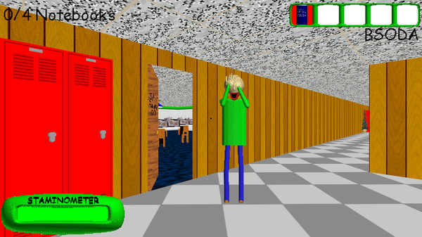 Baldi's Basics Plus gameplay screenshot