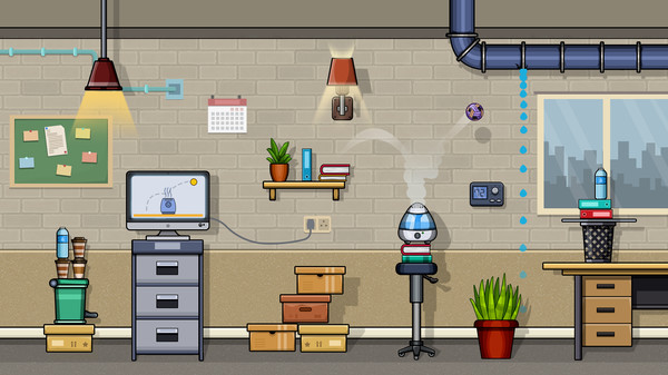 Ball at Work: The Ultimate Speedrun Platformer! gameplay screenshot