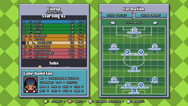 Bang Average Football gameplay screenshot