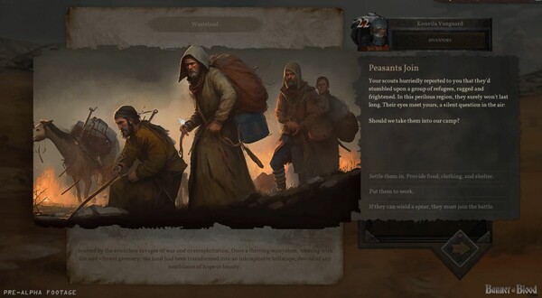 Banner of Blood gameplay screenshot