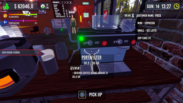 Barista Simulator gameplay screenshot