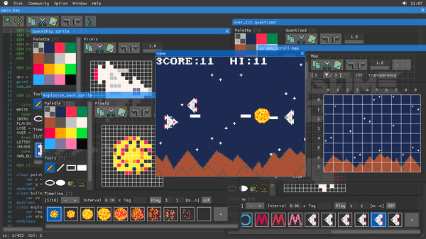 BASIC8 gameplay screenshot