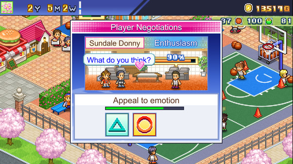 Basketball Club Story gameplay screenshot