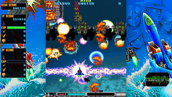 BATSUGUN Saturn Tribute Boosted gameplay screenshot