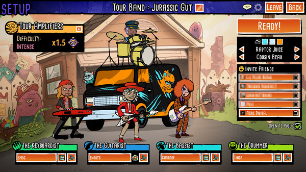 Battle Bands: Rock & Roll Deckbuilder gameplay screenshot