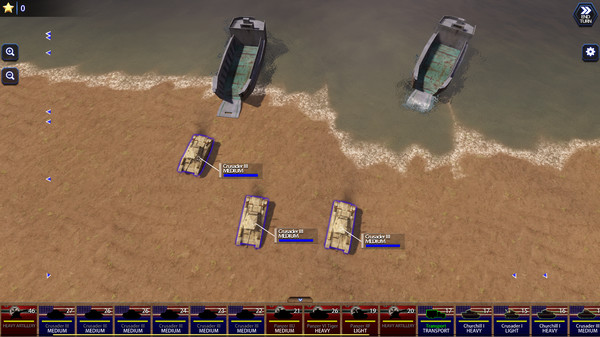 Battle Fleet: Ground Assault gameplay screenshot