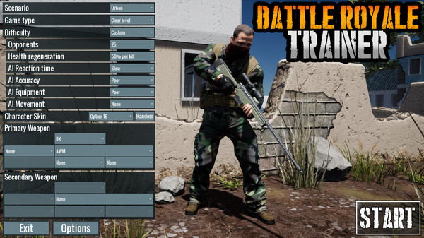 Battle Royale Trainer gameplay screenshot