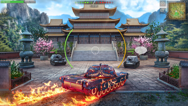 Battle Tanks: World War II gameplay screenshot