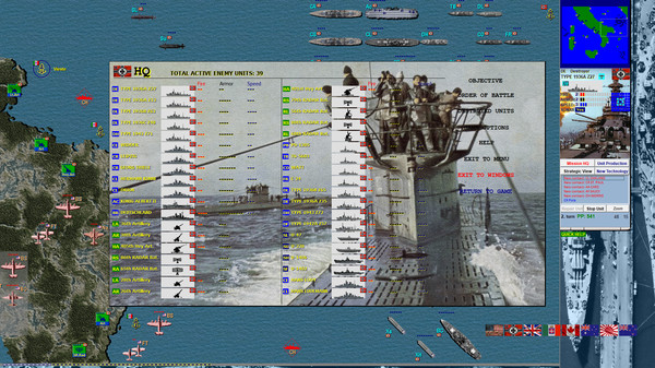 Battleships and Carriers - WW2 Battleship Game gameplay screenshot