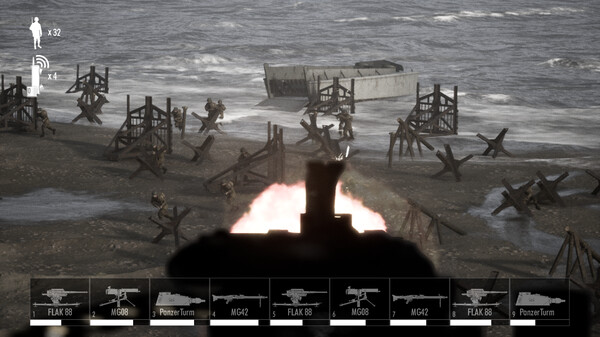 Beach Invasion 1944 gameplay screenshot