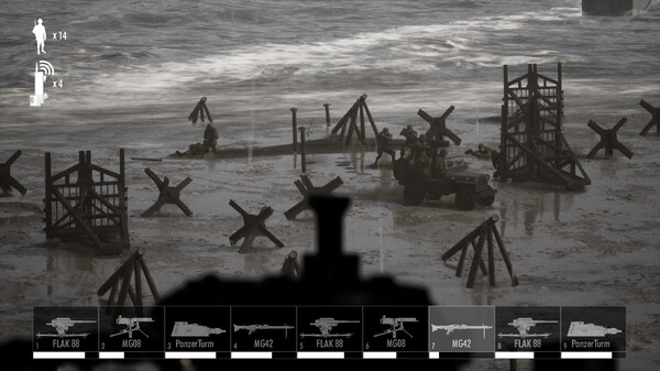 Beach Invasion 1944 gameplay screenshot