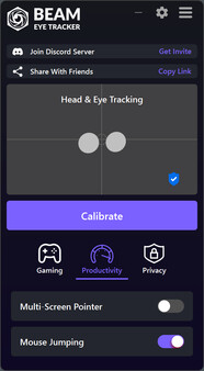 Beam Eye Tracker gameplay screenshot
