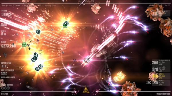 Beat Hazard 2 gameplay screenshot