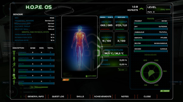 Beyond Mankind: The Awakening gameplay screenshot