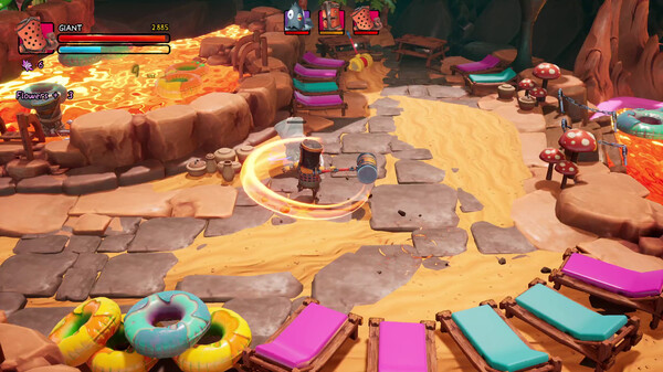 Big Helmet Heroes gameplay screenshot