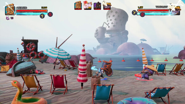 Big Helmet Heroes gameplay screenshot