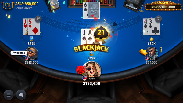 Blackjack Championship gameplay screenshot
