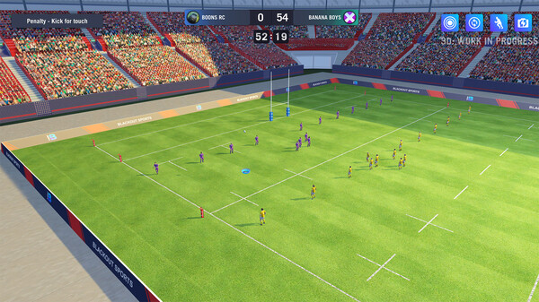 Blackout Rugby - World Cup Edition gameplay screenshot