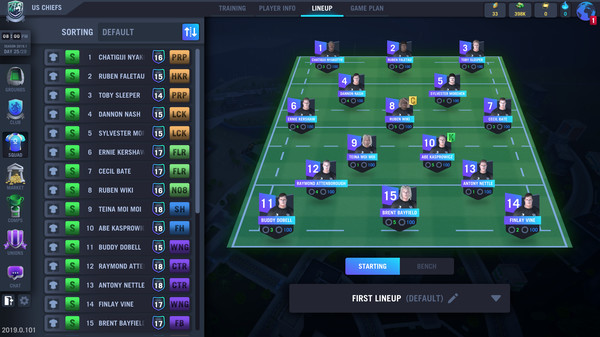Blackout Rugby - World Cup Edition gameplay screenshot
