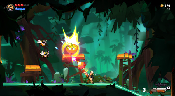 Blast Brigade vs. the Evil Legion of Dr. Cread gameplay screenshot