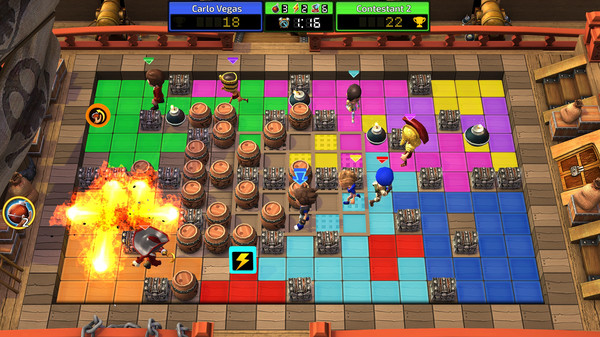 Blast Zone! Tournament gameplay screenshot