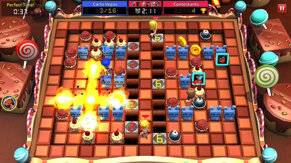 Blast Zone! Tournament gameplay screenshot