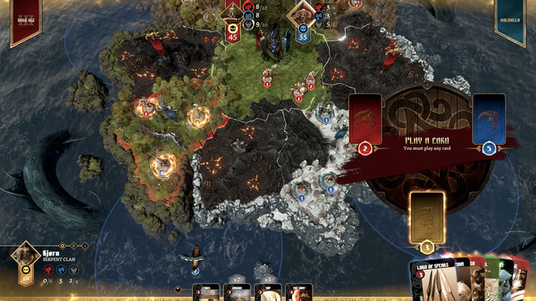 Blood Rage: Digital Edition gameplay screenshot