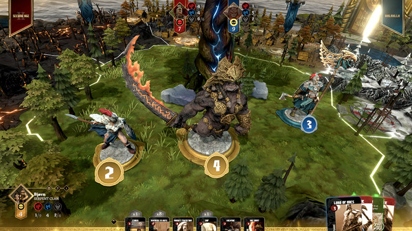 Blood Rage: Digital Edition gameplay screenshot