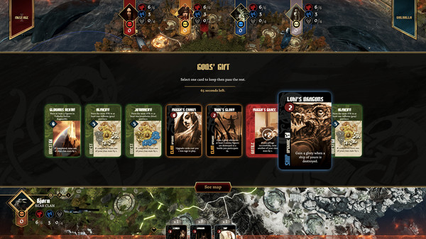 Blood Rage: Digital Edition gameplay screenshot