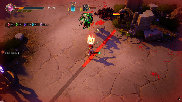 Bloody Heaven 2 gameplay screenshot