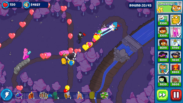 Bloons Adventure Time TD gameplay screenshot