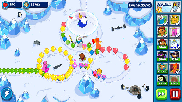 Bloons Adventure Time TD gameplay screenshot