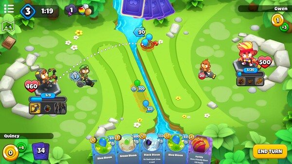 Bloons Card Storm gameplay screenshot