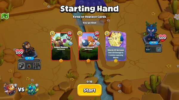 Bloons Card Storm gameplay screenshot