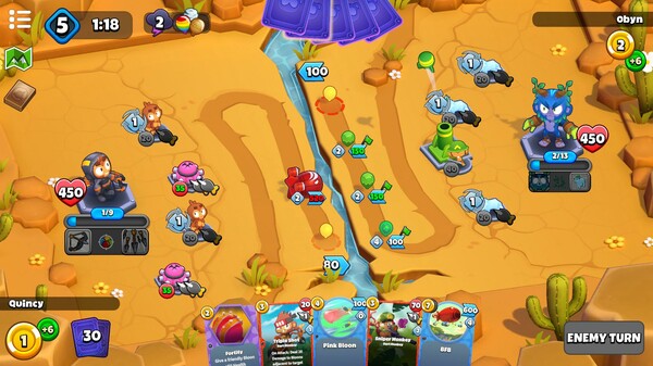 Bloons Card Storm gameplay screenshot