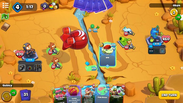 Bloons Card Storm gameplay screenshot