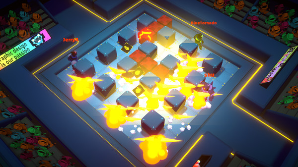 Bomb Bots Arena gameplay screenshot