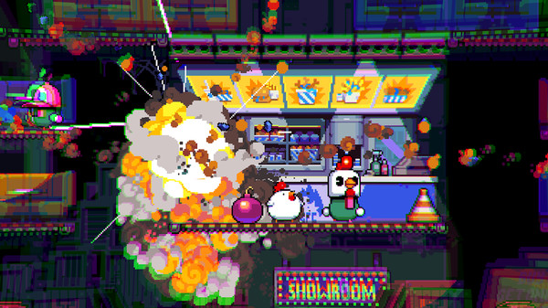 Bomb Chicken gameplay screenshot