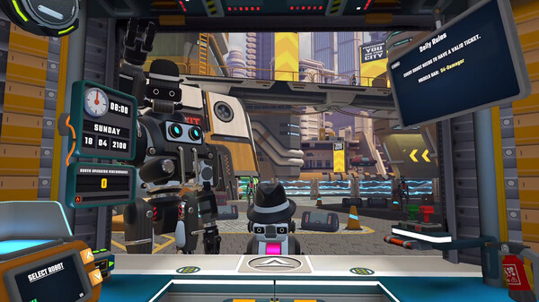 Border Bots VR gameplay screenshot