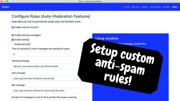 Bot Studio for Discord gameplay screenshot