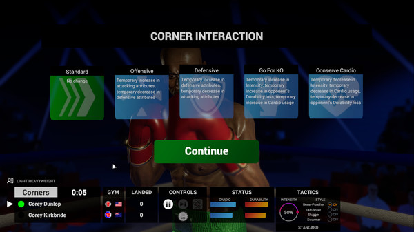 Boxing Club Manager gameplay screenshot