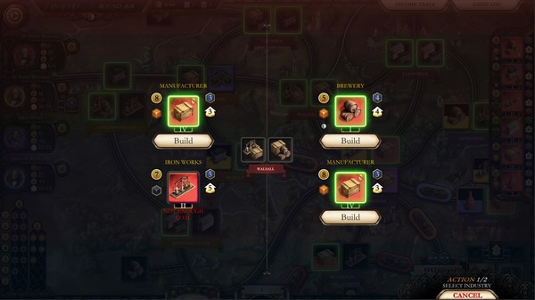 Brass: Birmingham gameplay screenshot